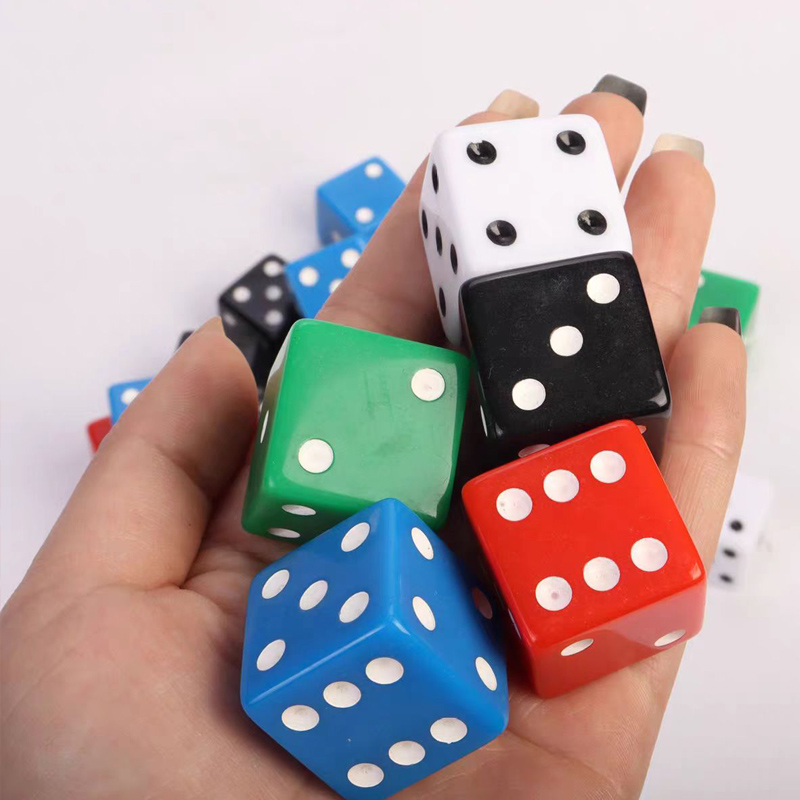 Party Games App - Kostki D6 Kwadratowe 25MM z Cyframi