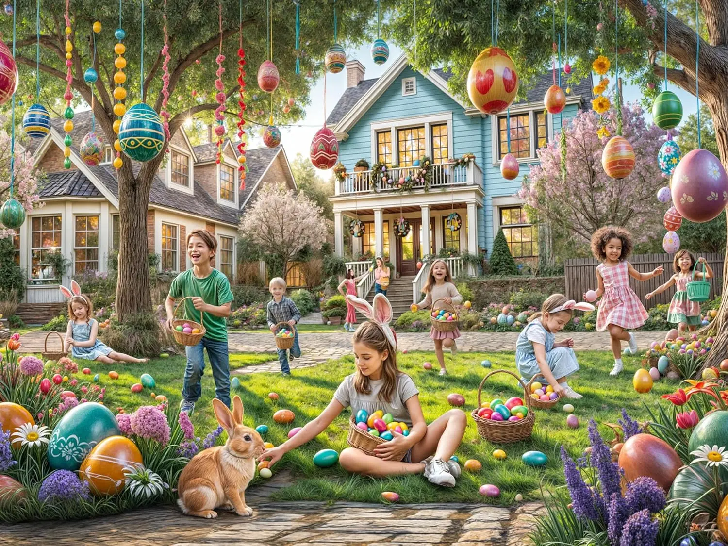 Party Games Easter For Family - Wesołych Świąt 1000/520/120 sztuk puzzle wymagające