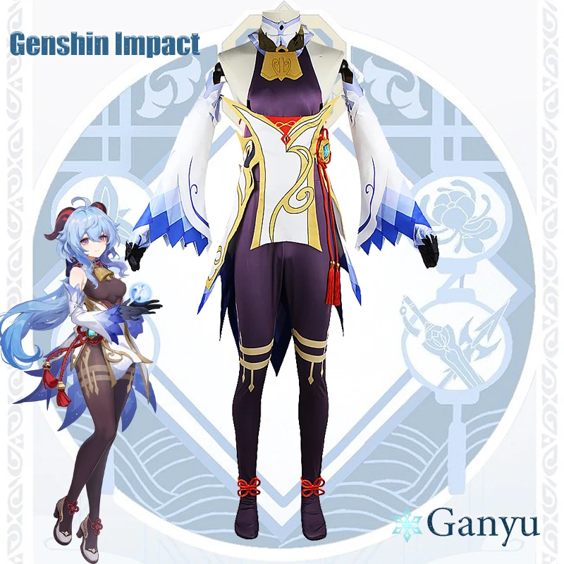 Party Games For Adults - Kostium Cosplay Ganyu z Genshin Impact