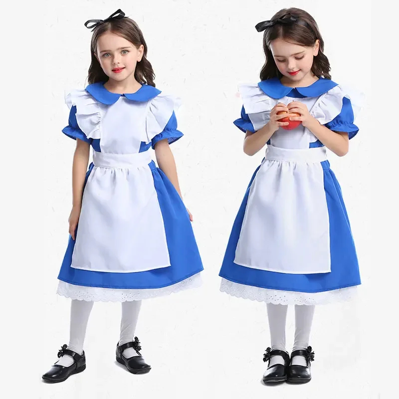 Party Games Alice In Wonderland - ⭕️ ⭐️ ⭕️ Niebieska sukienka Alicji