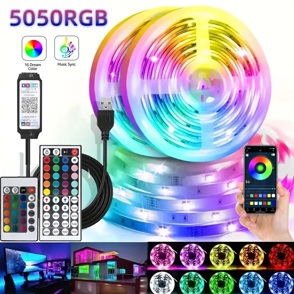 Party Games App - Inteligentna taśma LED RGB do gier,