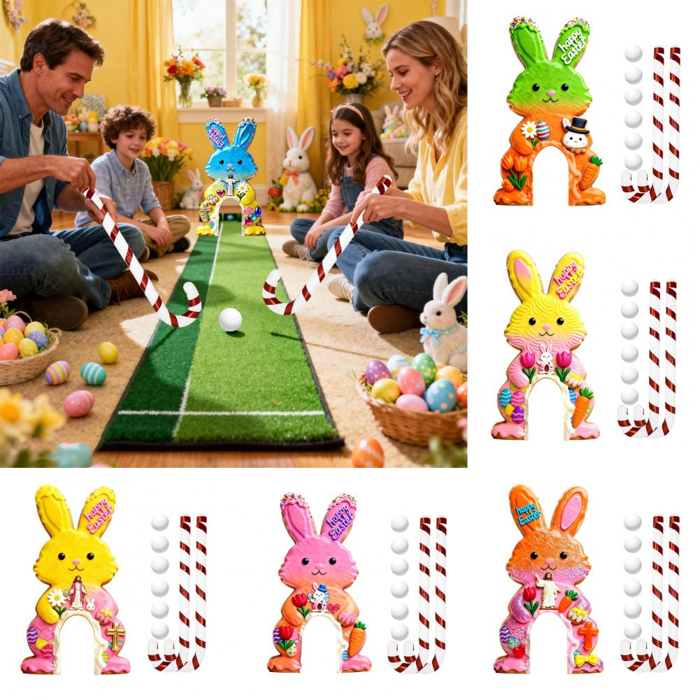 Party Games Easter For Family - Rodzinna gra golfowa Zestaw do minigolfa