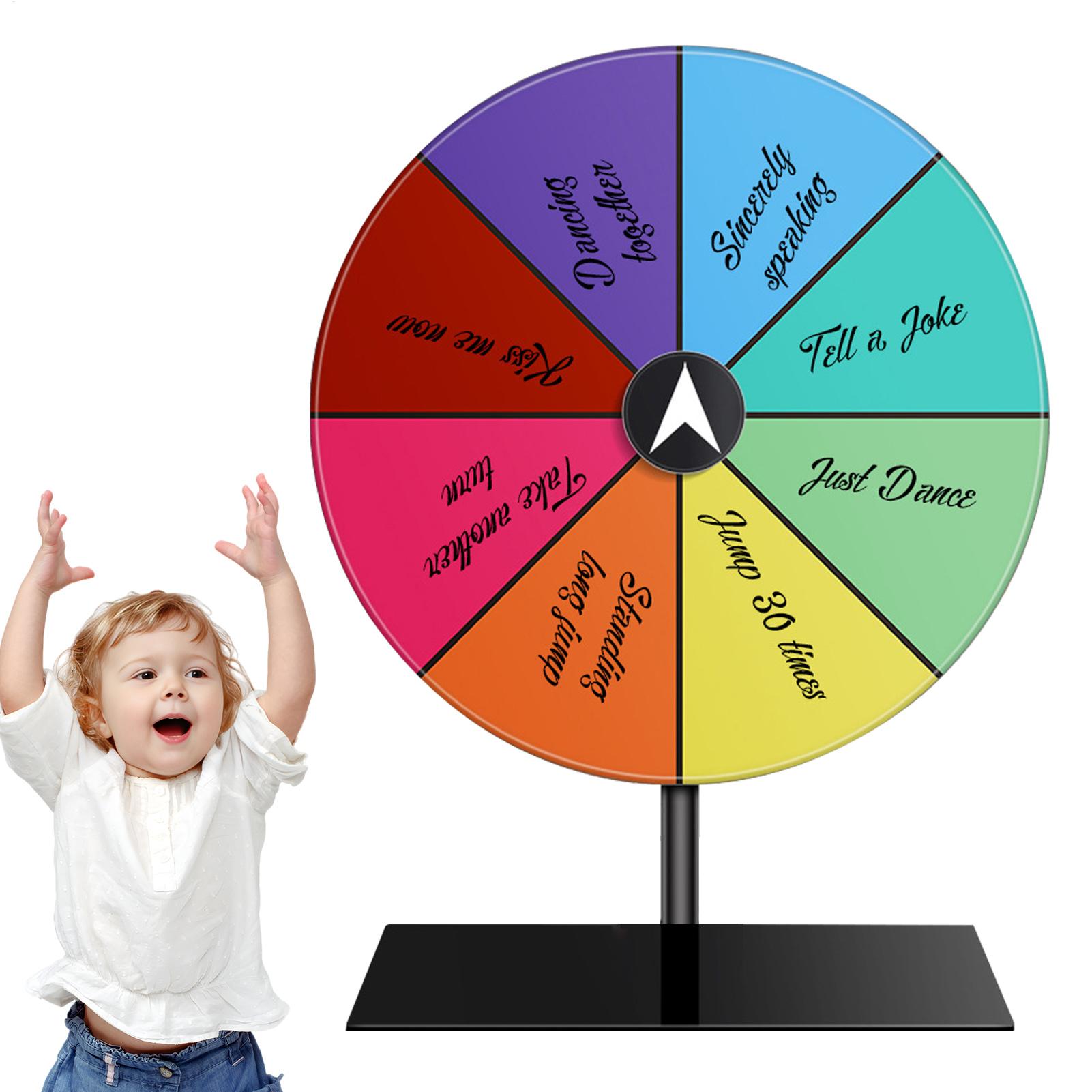 Party Games Spin The Wheel - Koło losowania nagród, kolorowa ruletka, wytrzymałe,