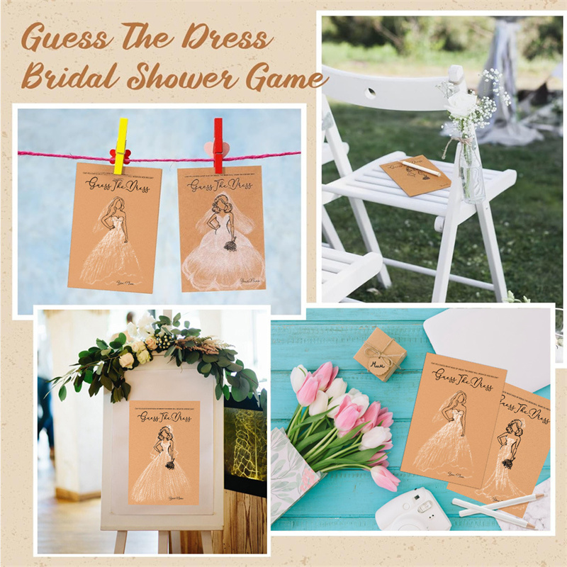 20 szt. Kart do gry w odgadywa – Party Games Bridal Shower recenzja i cena