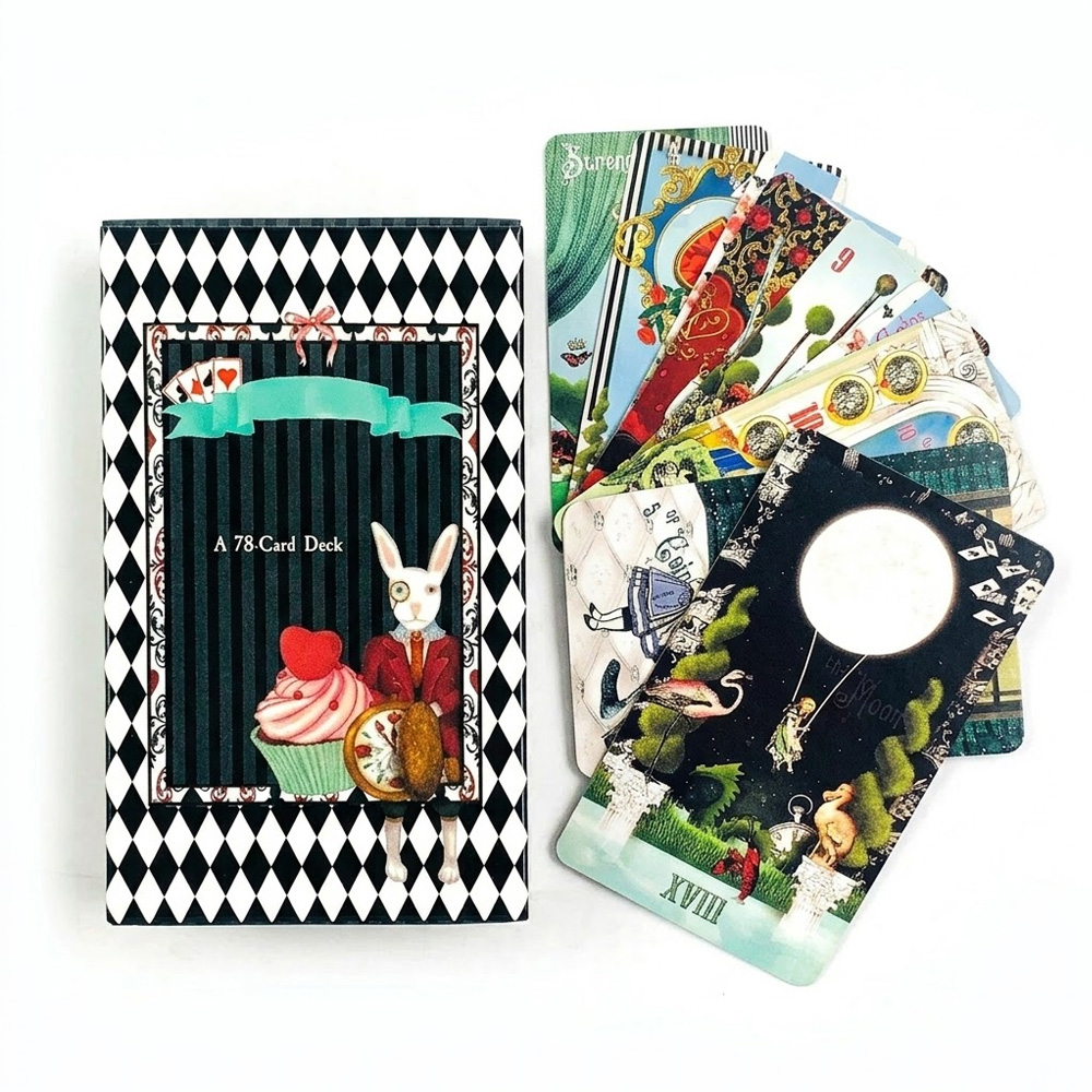78-kartowa talia tarota Alicja – Party Games Alice In Wonderland recenzja i cena
