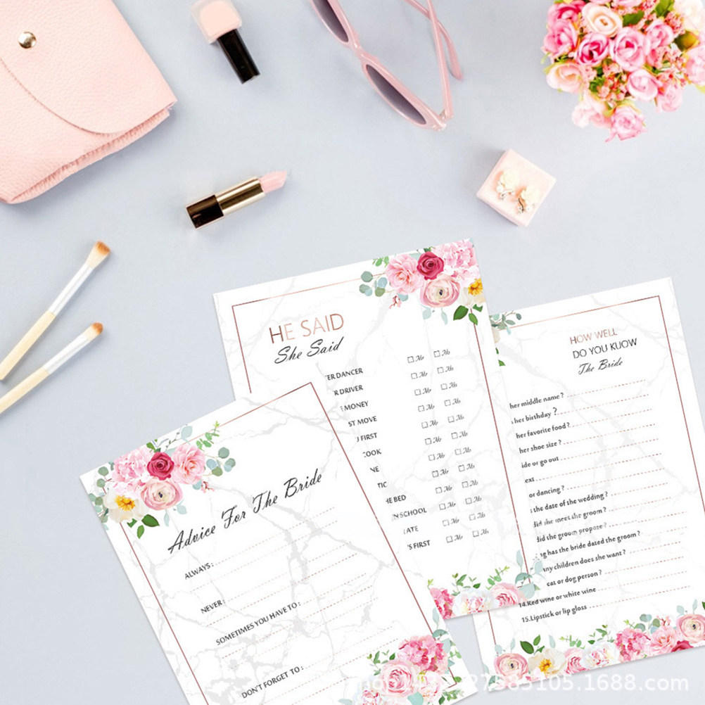 48 szt. kart do gry dla przysz – Party Games Bridal Shower recenzja i cena