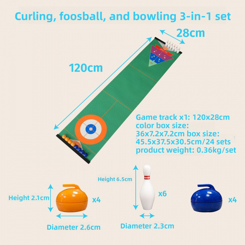 Zestaw do gry Curling na stole – Party Games For Adults recenzja i cena