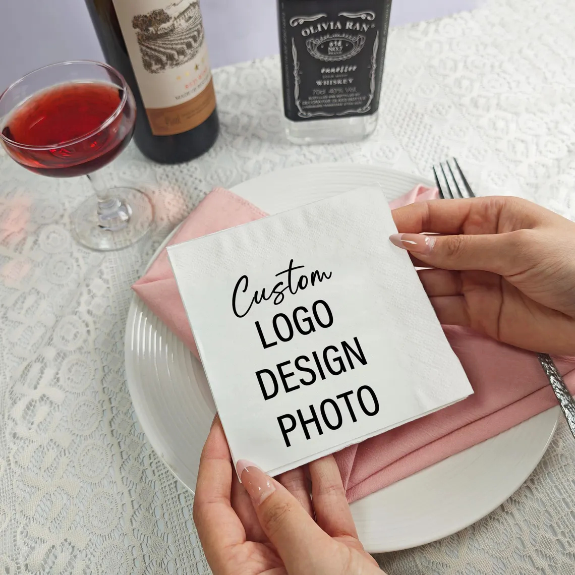 Serwetki na stół z własnym nad – Party Games Bridal Shower recenzja i cena