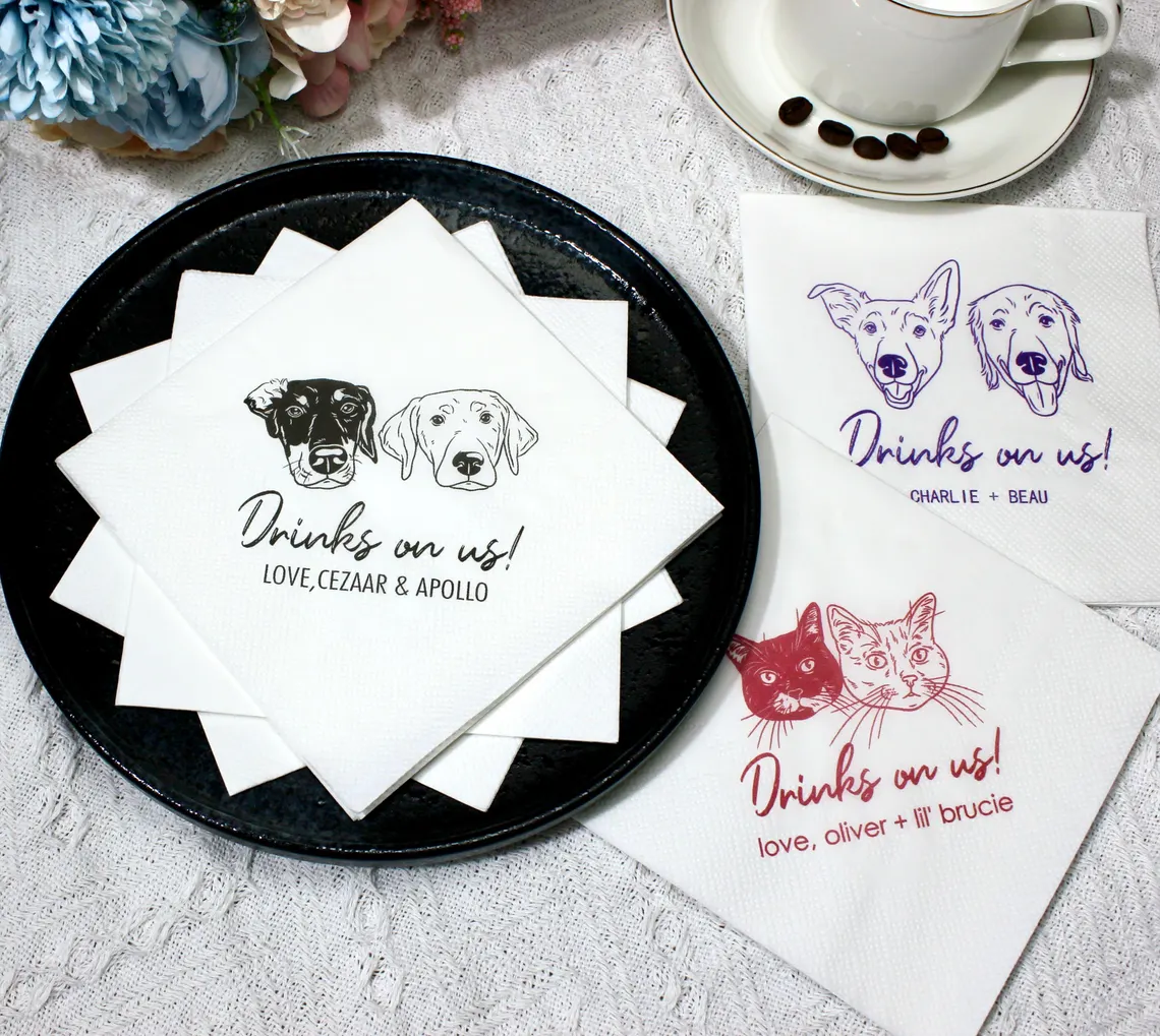 Serwetki na stół z własnym nad – Party Games Bridal Shower recenzja i cena